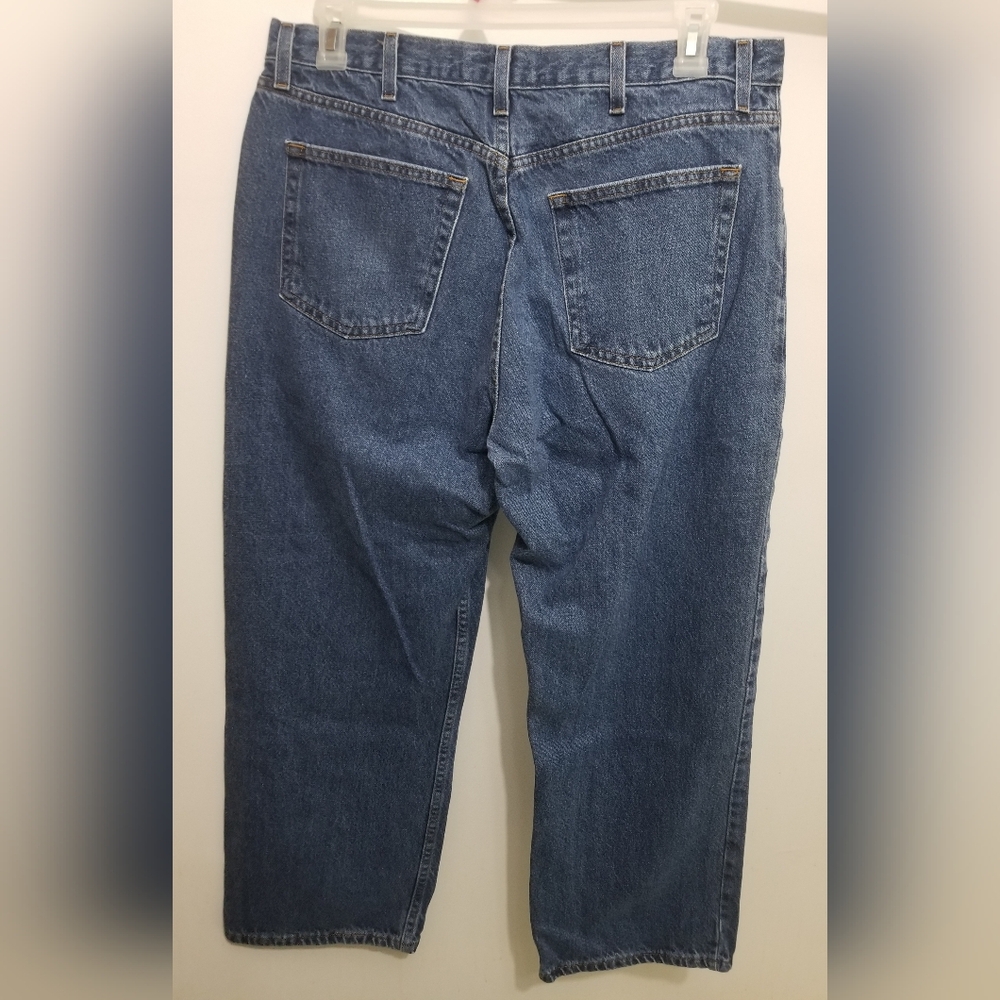 2 EUC dark blue Saddlebred 36W x 30 men's jeans - Picture 9 of 9